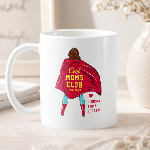 Benutzerdefinierter "Cool Mom's Club"-Becher mit b Kaffeetasse