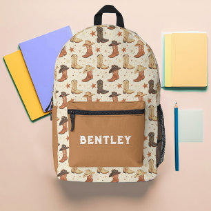 Benutzerdefinierter Cowboy Western Benutzerdefinie Bedruckter Rucksack