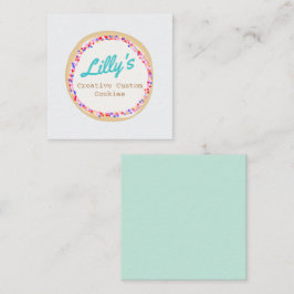 Benutzerdefinierter Cupcake oder Cookie-Dekorator Mitteilungskarte