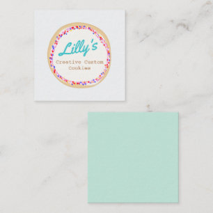 Benutzerdefinierter Cupcake oder Cookie-Dekorator Mitteilungskarte