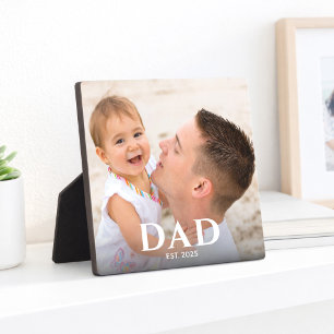 Benutzerdefinierter Dad Established Moderner Foto Fotoplatte