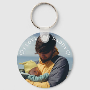Benutzerdefinierter Daddy-Schlüsselanhänger, Ich l Schlüsselanhänger