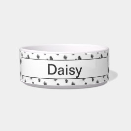 Benutzerdefinierter Dalmatiner Fur Pet Bowl Napf