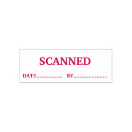 Benutzerdefinierter Datumsstempel ROT Permastempel