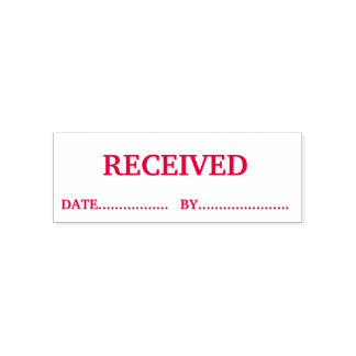 Benutzerdefinierter Datumsstempel ROT Permastempel