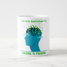 Benutzerdefinierter Design-Becher für Nachhaltigke Jumbo-Tasse