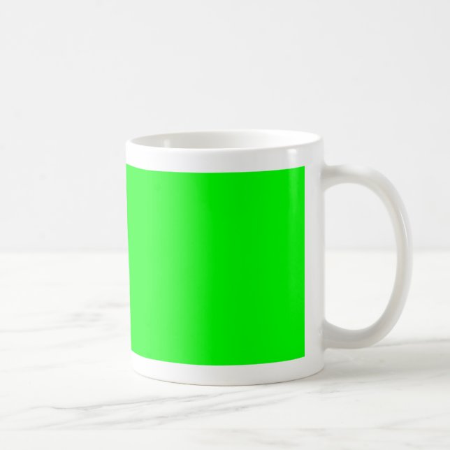 Benutzerdefinierter Designer für grüne Farbe Kaffeetasse (Rechts)