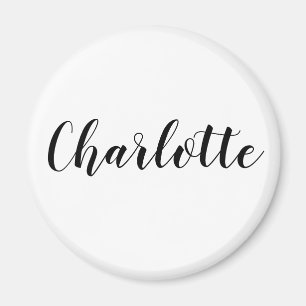 Benutzerdefinierter DIY-Magnet Name, Text, Monog Magnet