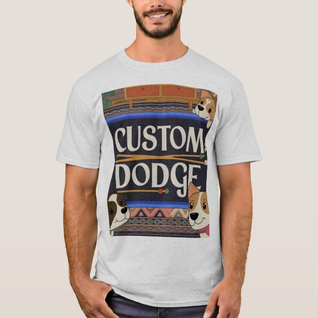 Benutzerdefinierter Doge-Meme-T - Shirt (Vorderseite)