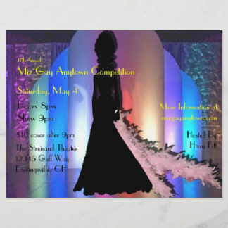 Benutzerdefinierter Drag-Event-Flyer Flyer