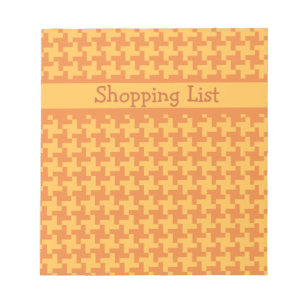 Benutzerdefinierter Editor oder Jotter, Orange Dog Notizblock