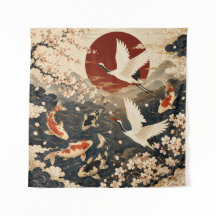 Benutzerdefinierter eleganter japanischer Koi- und