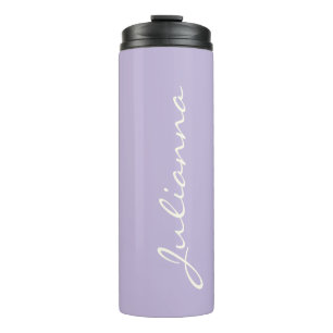 Benutzerdefinierter Eleganter Schriftzug Name Soft Thermosbecher