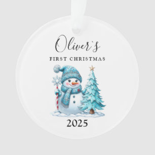 Benutzerdefinierter erster Weihnachten des Babys A Ornament