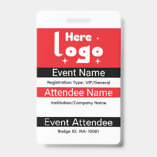 Benutzerdefinierter Expo-ID-Ausweis mit QR-Code Ausweis