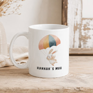 Benutzerdefinierter Fallschirm-Hasen-Becher mit Na Kaffeetasse
