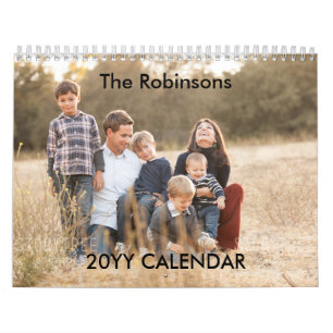 Benutzerdefinierter Familienfoto-Kalender zum Selb Kalender