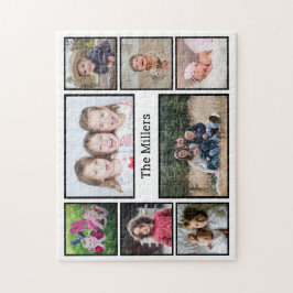 Benutzerdefinierter Familienname 8 FotoCollage