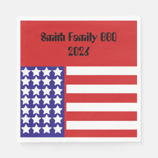 Benutzerdefinierter Familienname Serviette