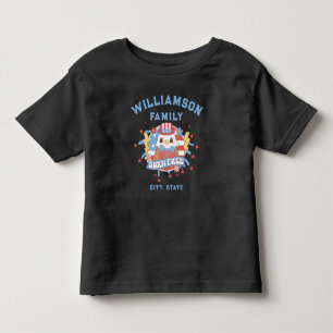 Benutzerdefinierter Familienname Staat Ort Geboren Kleinkind T-shirt