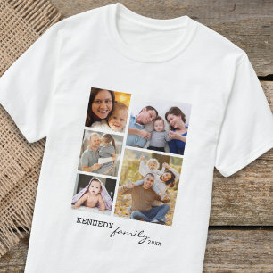 Benutzerdefinierter Familienname Text 5 - FotoColl T-Shirt