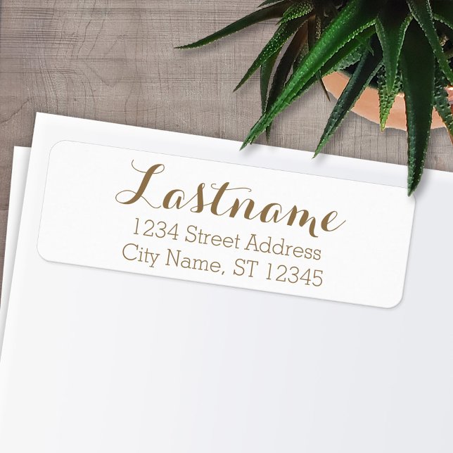 Benutzerdefinierter Familienname und Rücksendeadre (Personalized Return Address Labels)