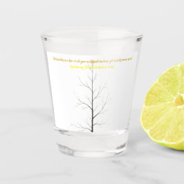 Benutzerdefinierter Familienstammbaum: Elegante Mi Schnapsglas