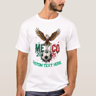 Benutzerdefinierter Fan des mexikanischen National T-Shirt