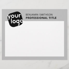 Benutzerdefinierter Farbname Logo hier Logo hinzuf Briefbogen