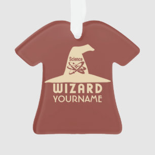 Benutzerdefinierter Farbschmuck des Science Wizard Ornament