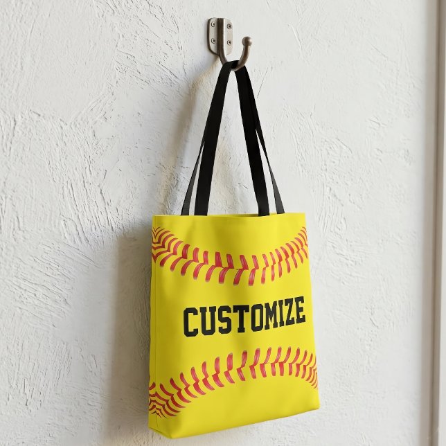 Benutzerdefinierter Fastfeld-Softball-Teamname ode Tasche (Customizable softball bags for fastpitch softball players, moms, teams and fans.)