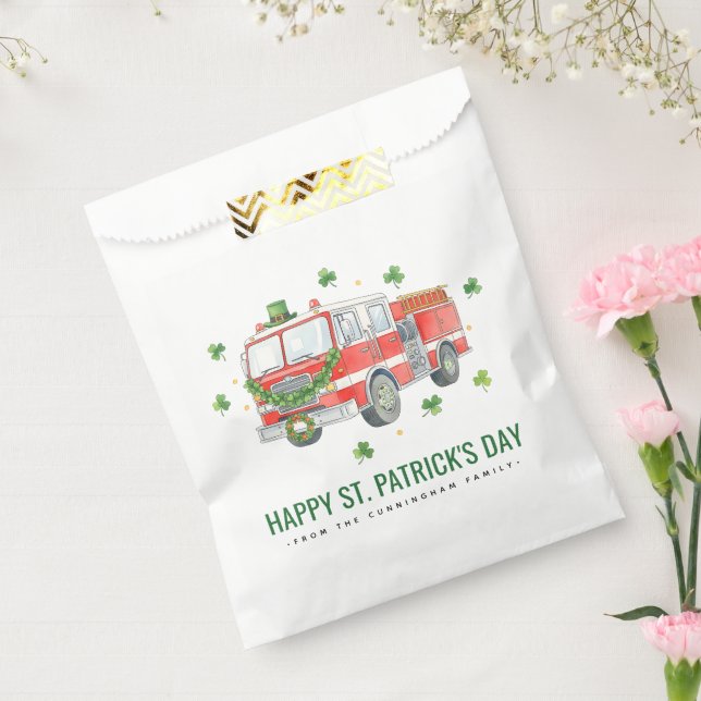 Benutzerdefinierter Feuerwehrmann St. Patrick's Da Geschenktütchen (Versiegelt)