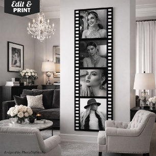 Benutzerdefinierter Filmstreifenposter mit Foto, H Poster