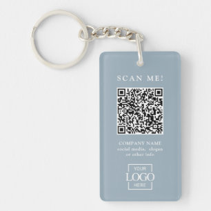 Benutzerdefinierter firmengebundener QR-Code mit m Schlüsselanhänger
