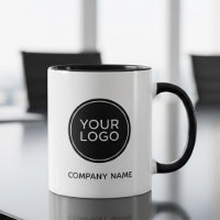 Benutzerdefinierter Firmenlogo-Mug | Minimalistisc