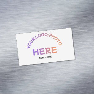Benutzerdefinierter Firmenlogo-Name Visitenkartenm Magnetische Visitenkarte