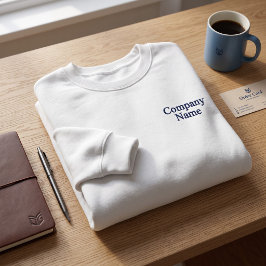 Benutzerdefinierter Firmenname bestickt  Besticktes Sweatshirt