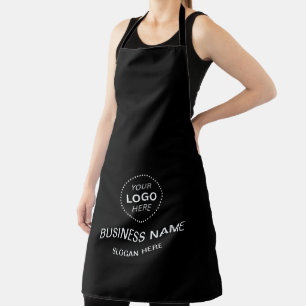 Benutzerdefinierter Firmenname und schwarze Logo-S Schürze
