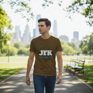 Benutzerdefinierter Flughafen-Code Stadt & Bundesl T-Shirt