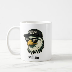 Benutzerdefinierter Football-Fan-Adler-Becher Ge Kaffeetasse