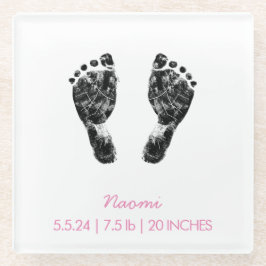 Benutzerdefinierter Footprint | Hochladen des Baby Glasuntersetzer