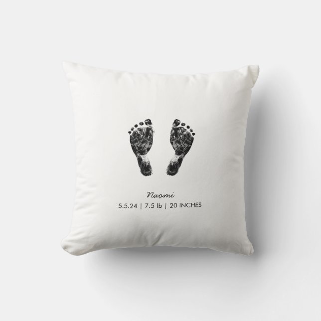Benutzerdefinierter Footprint | Hochladen des Baby Kissen (Vorderseite)