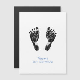 Benutzerdefinierter Footprint | Hochladen des Baby Magnetkarte