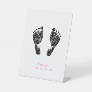 Benutzerdefinierter Footprint Hochladen des Baby Sockelschild