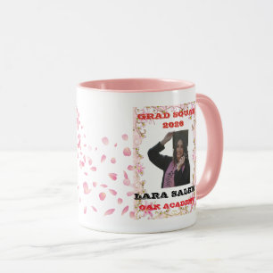 Benutzerdefinierter Foto-Abschluss 2026 Blumiger W Tasse