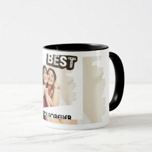 Benutzerdefinierter Foto-Becher "Beste Freunde für Tasse