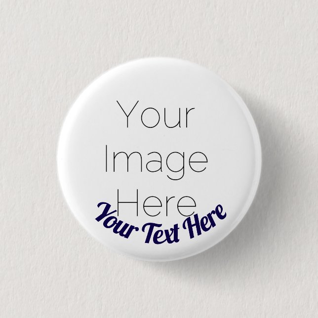 Benutzerdefinierter Foto-Button-Anstecker – Person Button (Vorderseite)
