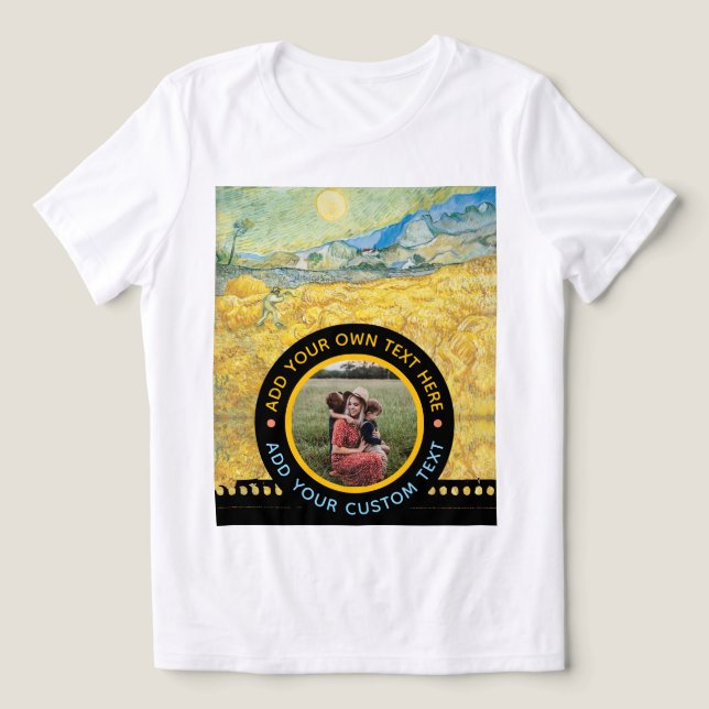 Benutzerdefinierter Foto - Geburtstagsfeiertag Tri-Blend Shirt (Design Vorderseite)