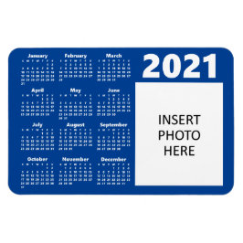 Benutzerdefinierter Foto-Magnetkalender 2021 Magnet