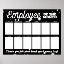 Benutzerdefinierter Foto-Mitarbeiter der Monatsanz